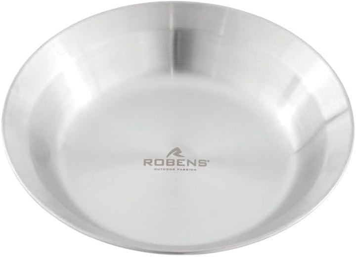 Robens Sierra Steel Meal Set ×2 Komplettes Service, Edelstahl, für Erwachsene, Uni, mehrfarbig, Einh