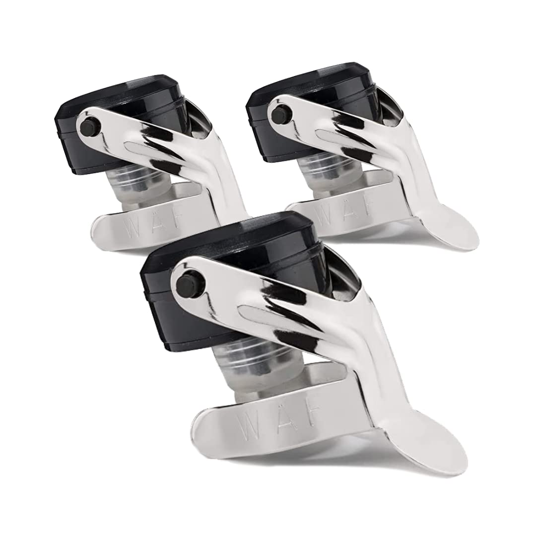 3 Stück pro Packung - Waf-Stopper, Waf-Stopfen, Waf-Stopfen, Verschluss für Wein, Prosecco, Sekt, Ch