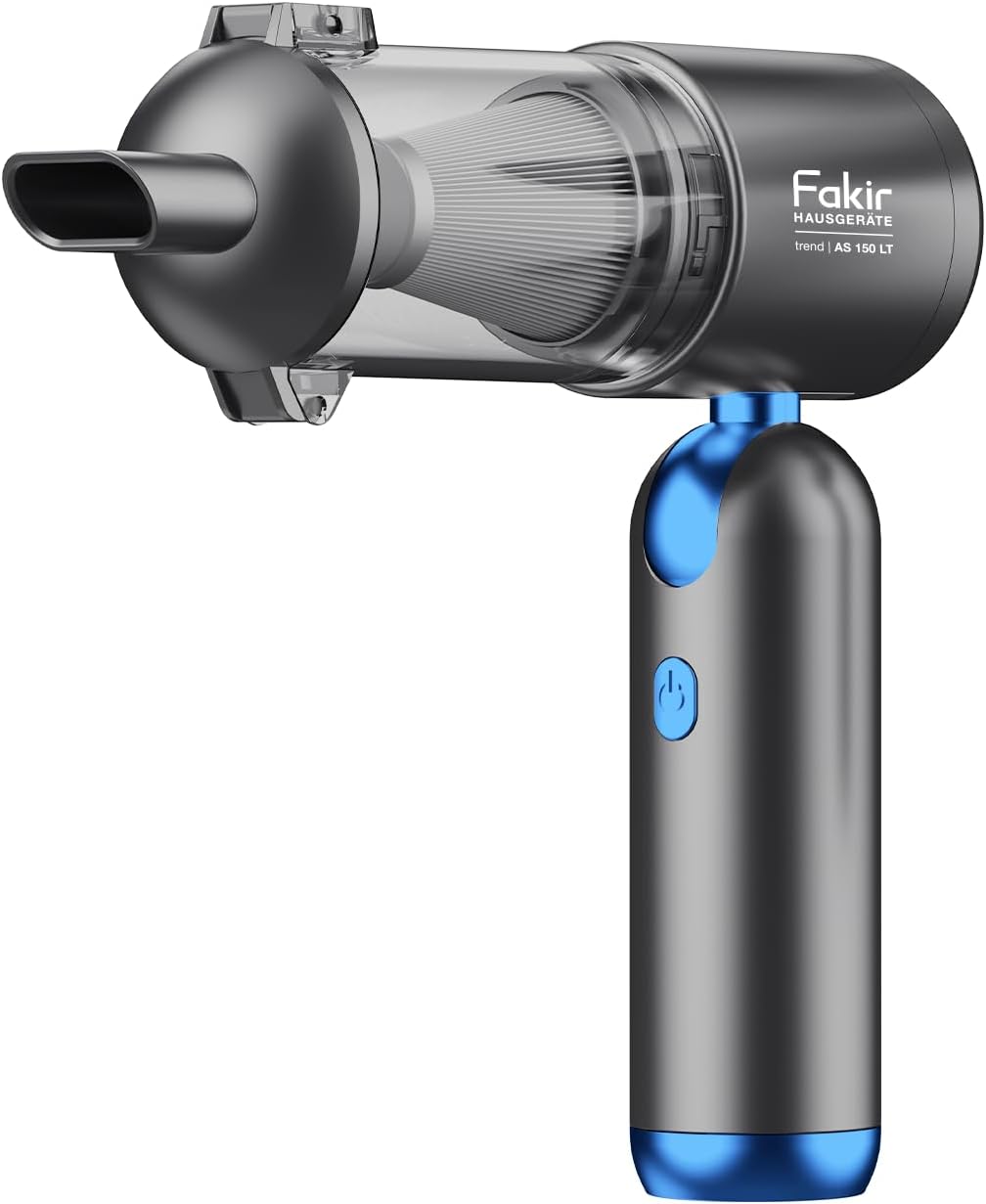 Fakir Trend AS 150 LT – 4in1 Akku Handstaubsauger Kabellos, 120 W BLDC-Motor, 17 kPa Saugleistung, E