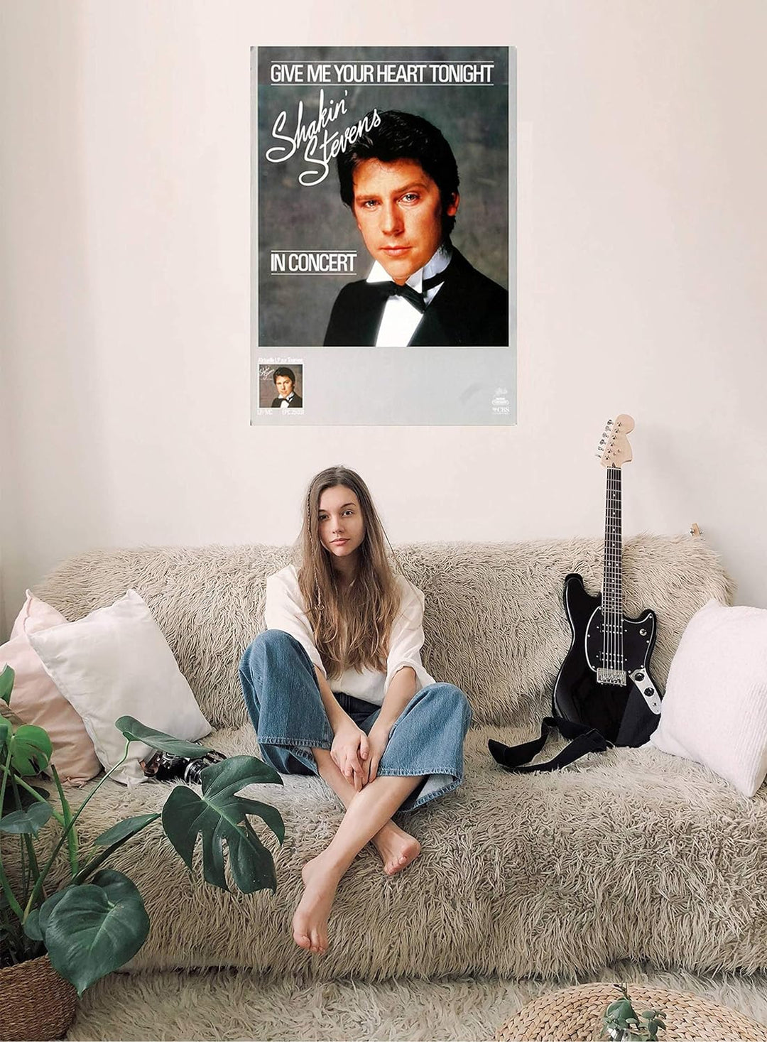 Shakin' Stevens - The Bop Wont Stop, 1983 » Konzertplakat/Premium Poster | Live Konzert Veranstaltun