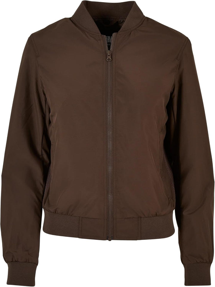 Urban Classics Damen Ladies Light Bomber Jacket XL Brown, XL Brown