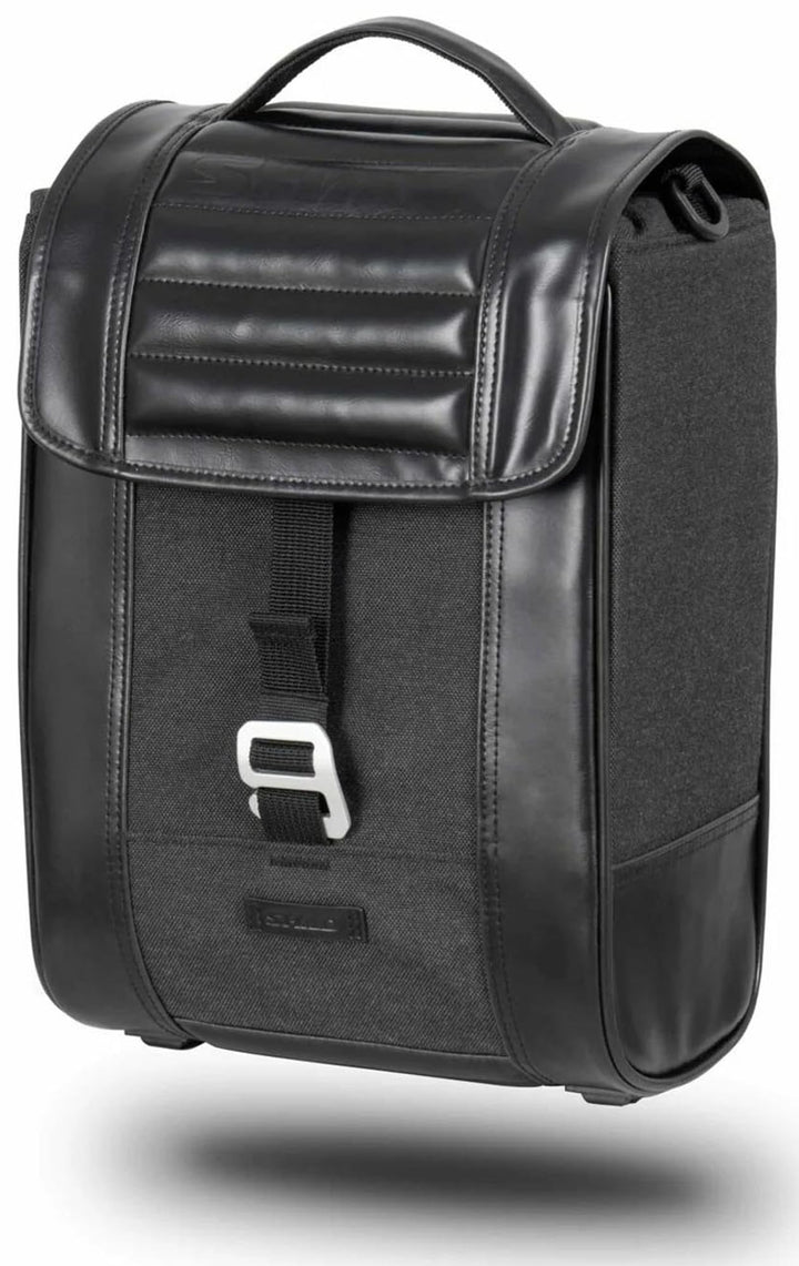 Saddle Bag 1 Unit SR38 Cafe Racer Black