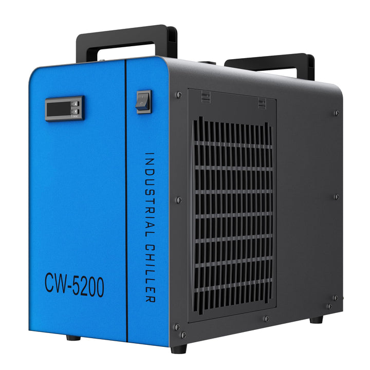 OMTech 6L Industriewasserkühler 0,9 PS 2,6 gpm Wasserkühlsystem CW-5200 für 60W 70W 80W 90W 100W 120