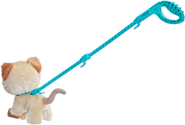 FurReal Walkalots Grosse Racker interaktive Spielzeugkatze zum Gassigehen, mit Geräuschen und Reakti