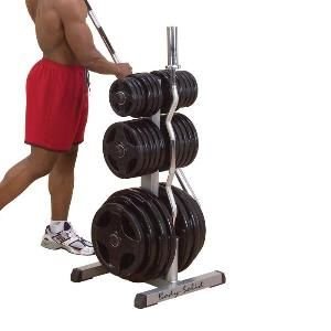 Body-Solid GOWT Hantelscheibenständer & Stangenhalter,