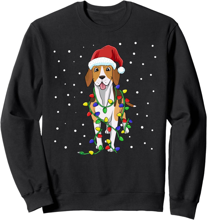 Beagle Weihnachten Hunde Hundehalter Sweatshirt