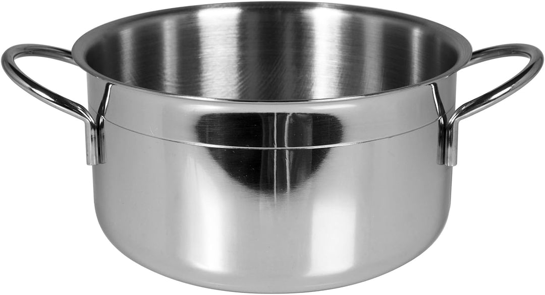 Home Ecopoint Edelstahl-Bräter Zwei Griffe cm 30 Kochtopf, Material, Multicolor, 30 cm