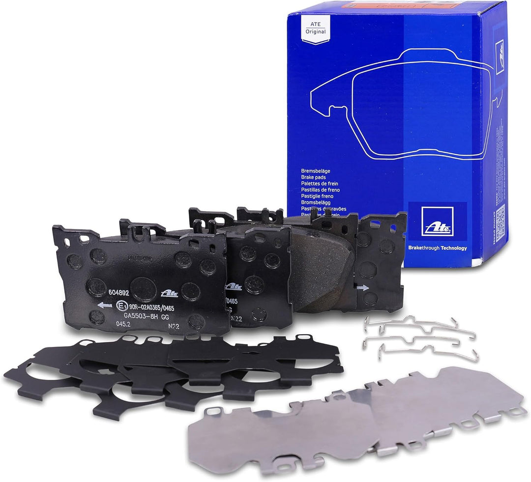 ATE Bremsenset Vorderachse inkl. Bremsscheiben vorne Ø 360 mm belüftet gelocht und Bremsbeläge vorne