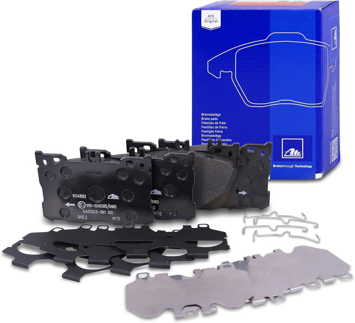 ATE Bremsenset Vorderachse inkl. Bremsscheiben vorne Ø 360 mm belüftet gelocht und Bremsbeläge vorne