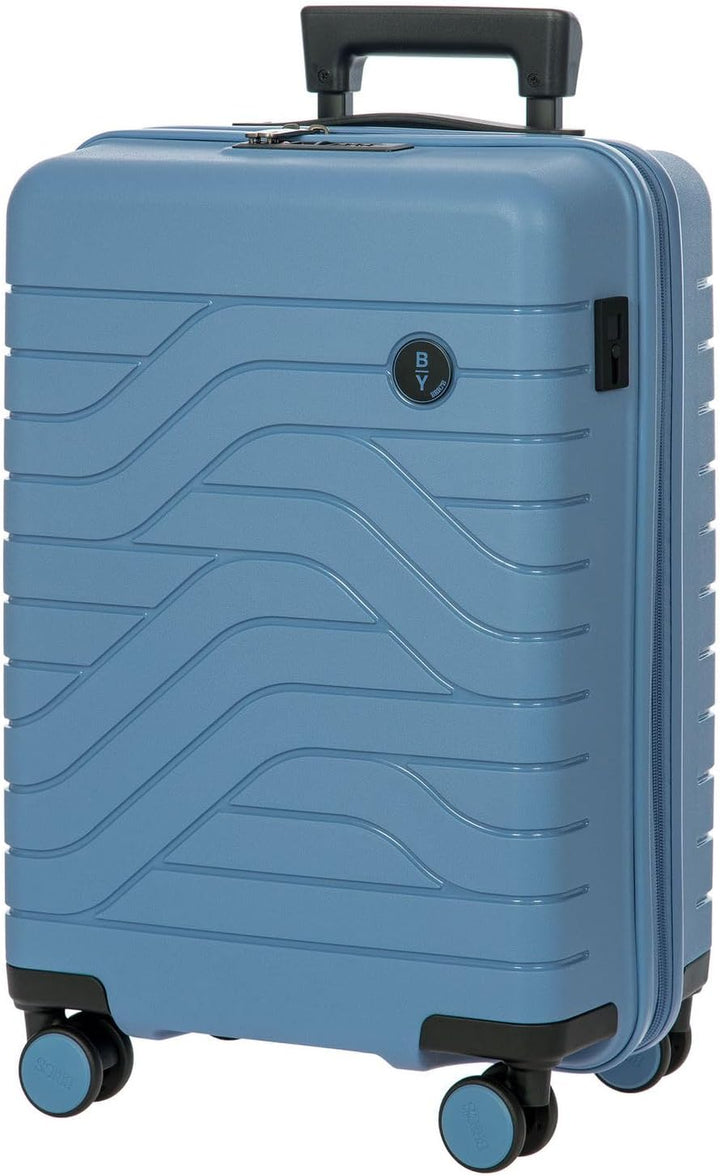 Brics BY Ulisse - 4-Rollen-Kabinentrolley 55 cm grey blue, Grey Blue