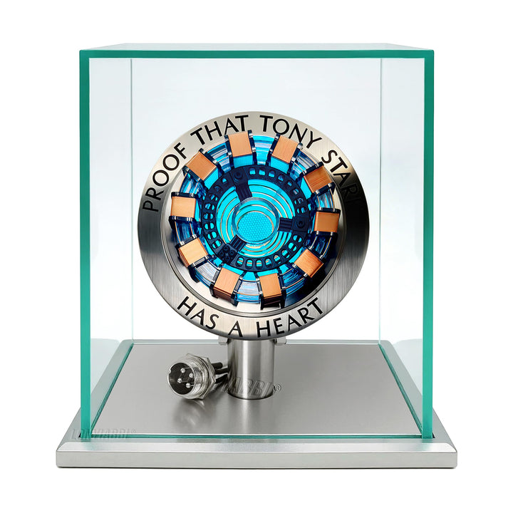 Lonyiabbi 1:1 Arc Reactor MK1 Model LED Light Vibration Sensing Control USB Interface Finished Produ