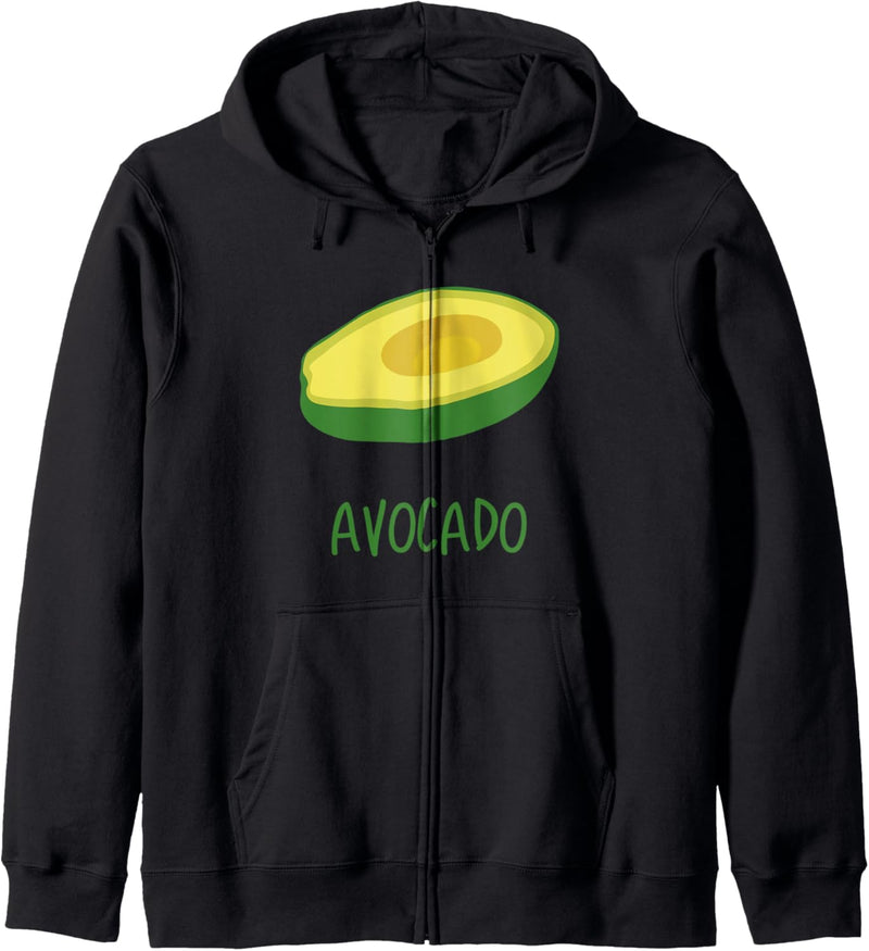 Avocado-Wort mit Früchten Kapuzenjacke