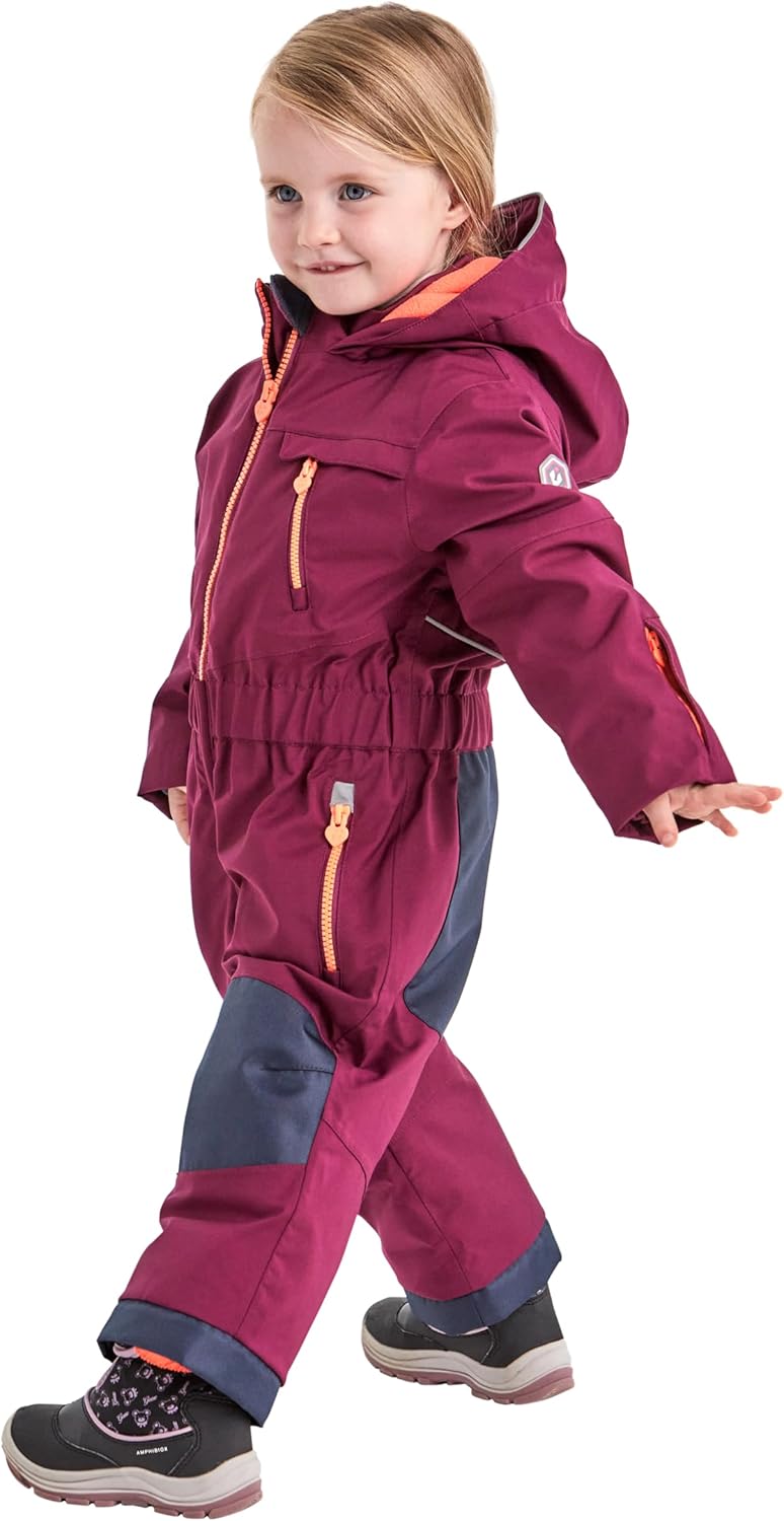 Killtec Jungen Skioverall/Schneehose mit Kapuze Gauror Jr 92 orchidee, 92 orchidee