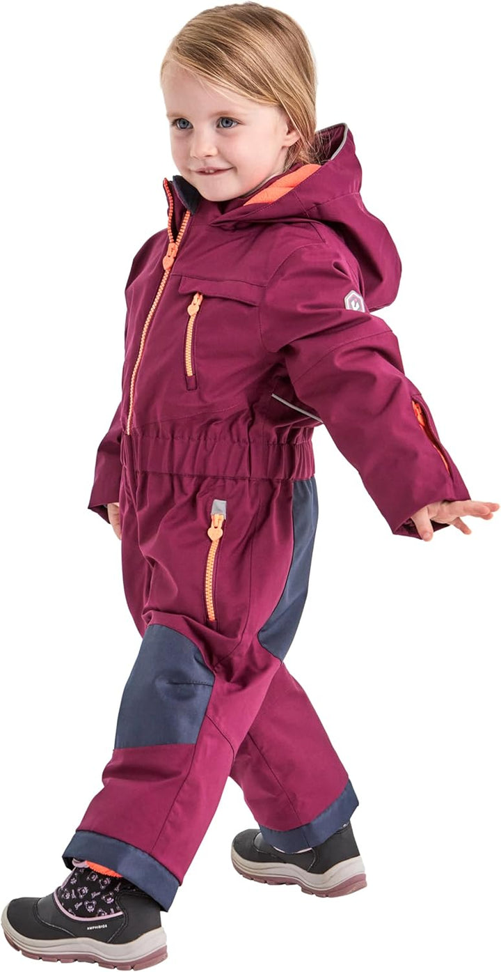 Killtec Jungen Skioverall/Schneehose mit Kapuze Gauror Jr 92 orchidee, 92 orchidee