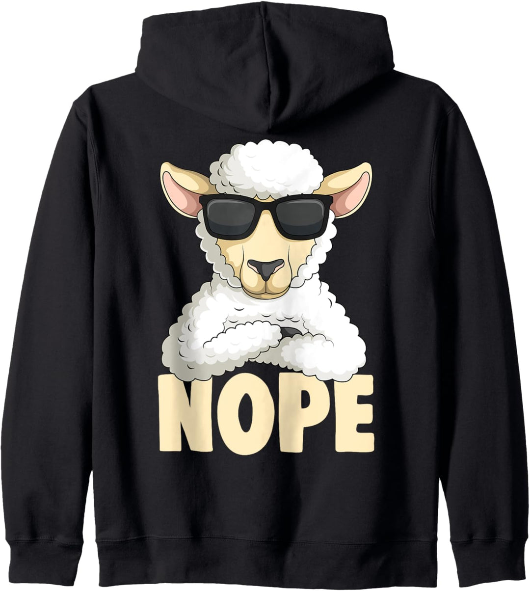 Schaf Nope Schafe Kapuzenjacke
