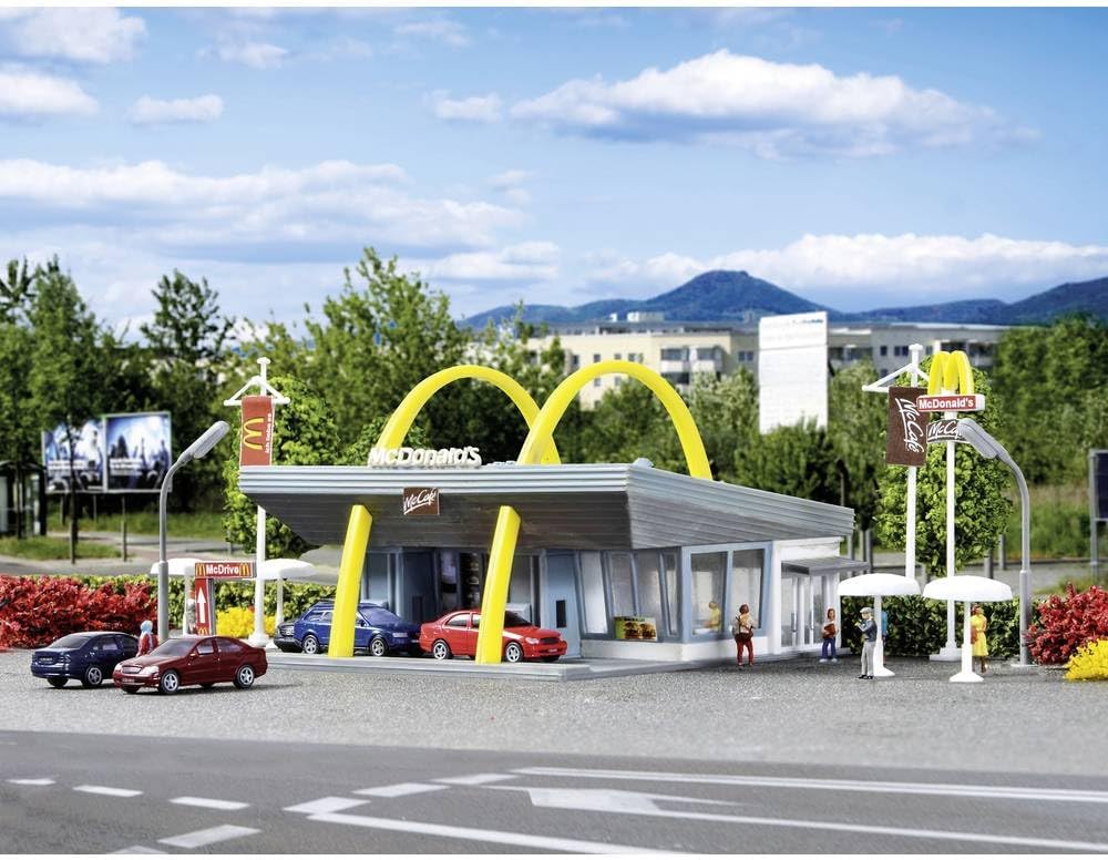 Vollmer 47765 N McDonald´s Schnellrestaurant mit McDrive Bausatz
