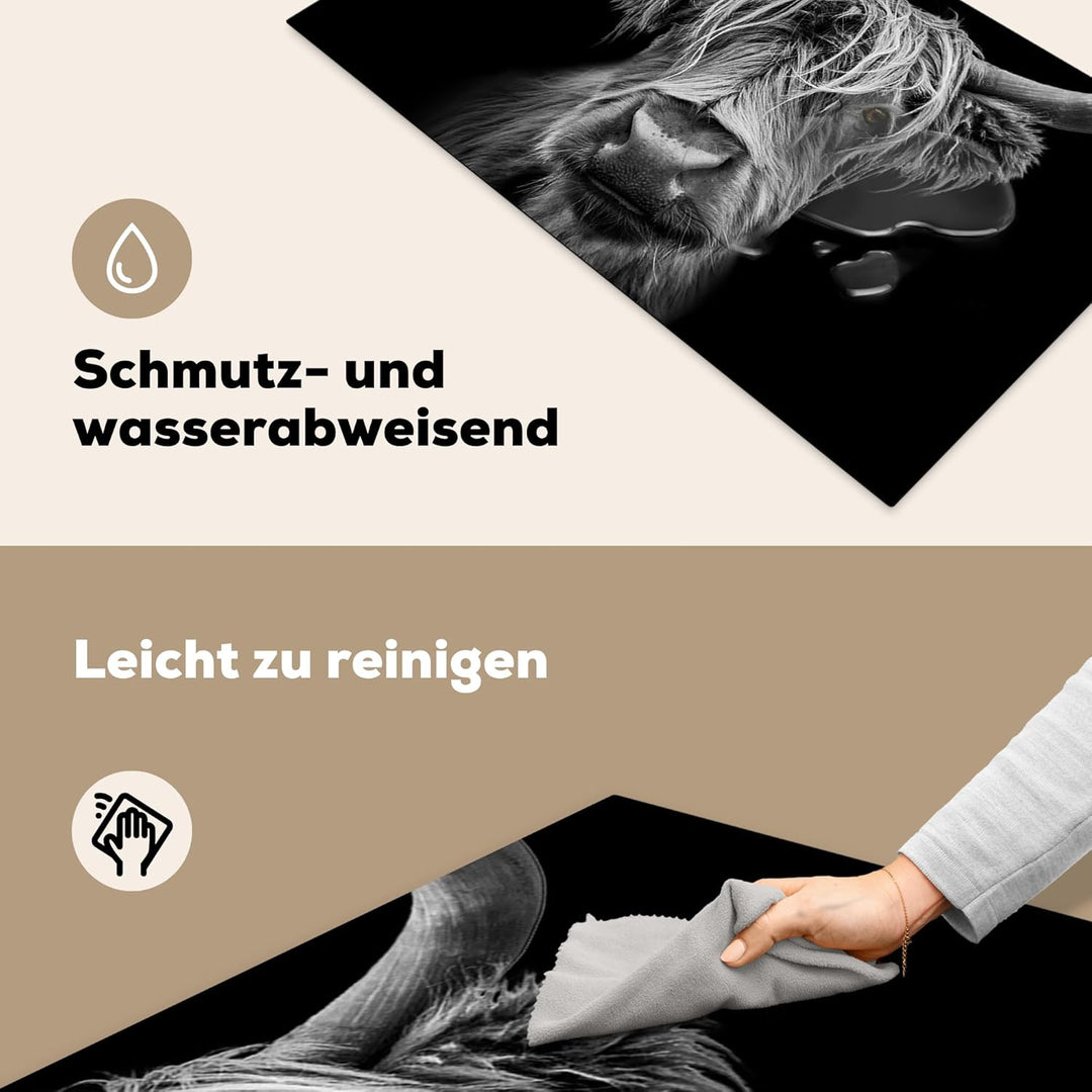 Herdabdeckplatte Einteilig Induktionsmatte Küche Abdeckung Ceranfeld Herd Abdeckplatte Vinyl Matte A