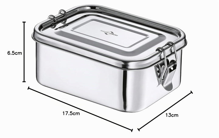 Küchenprofi Classic 1002012800 - Edelstahl Brotdose, 17,5 x 13 x 6,5 cm