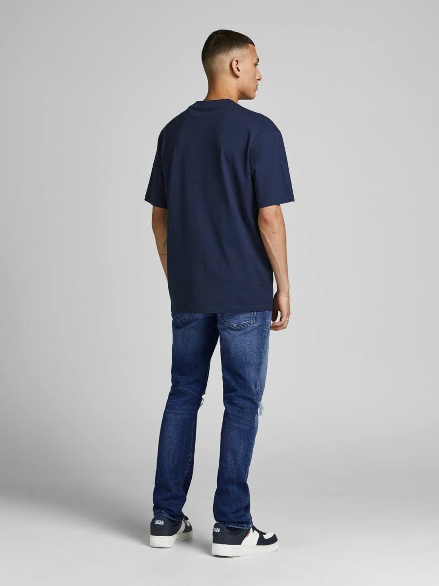 JACK & JONES Tim Original Slim Fit Herren Jeans, Farbe:Blau (SPK001), Hosengrösse:W33/L30