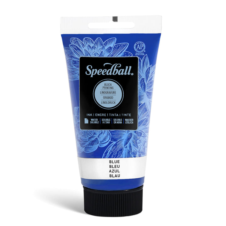Speedball 3502 Water-Soluble Block Printing Ink – Bold Color With Satin Finish AP Certified 2.5 FL O