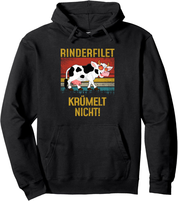 Rinderfilet krümelt nicht Landwirtschaft Trecker Biobauer Pullover Hoodie