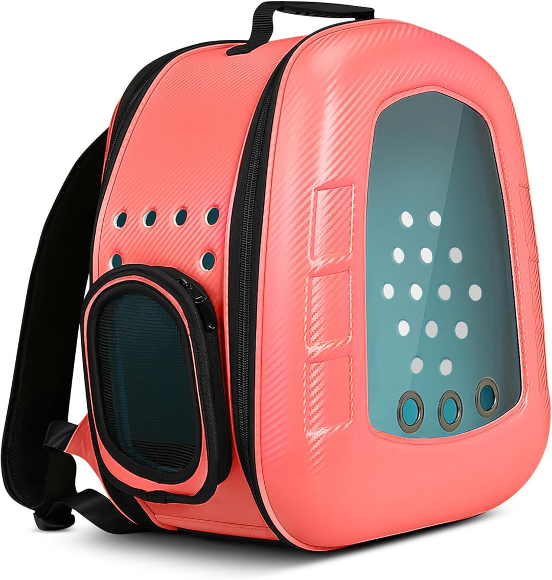 ALLSOPETS Katzenträger-Rucksack Bubble Hunderucksackträger Faltbares Haustier Rucksack für Katzen We