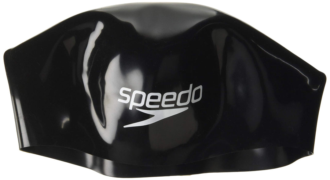 Speedo Unisex Erwachsene Fastskin Swimming Cap Schwimmkappe L Schwarz/Weiss, L Schwarz/Weiss