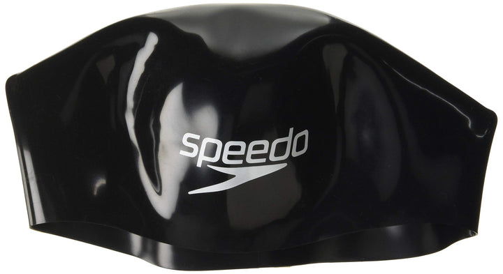 Speedo Unisex Erwachsene Fastskin Swimming Cap Schwimmkappe L Schwarz/Weiss, L Schwarz/Weiss
