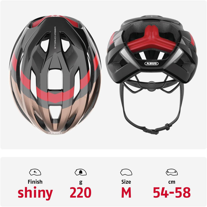 ABUS Rennradhelm StormChaser - Leichter und komfortabler Fahrradhelm für professionellen Radsport fü