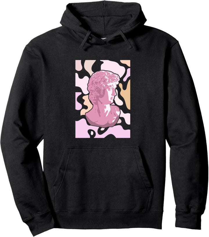Dänische Pastell-Statue David Michelangelo Pullover Hoodie