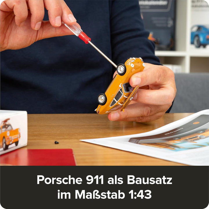 FRANZIS 67299 - Porsche 911 Sonderedition Surfbrett Adventskalender - Modellbausatz im Massstab 1:43