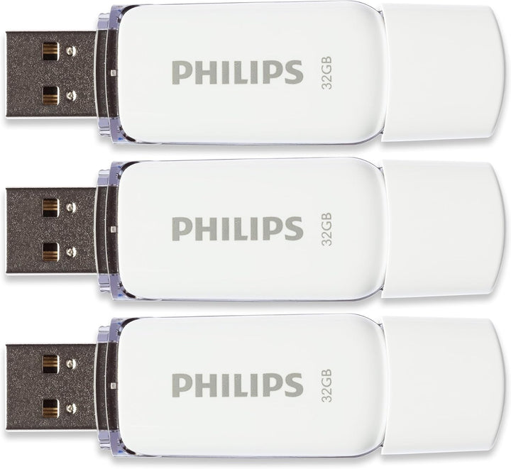Philips Snow Edition 2.0 USB-Flash-Laufwerk USB-Stick 3X 32GB für PC, Laptop, Computer Data Storage,