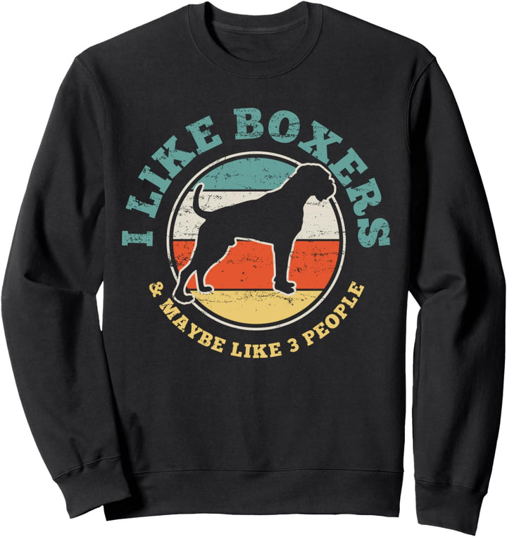 Deutscher Boxer Hund Hundehalter Hundezüchter Hundefans Sweatshirt
