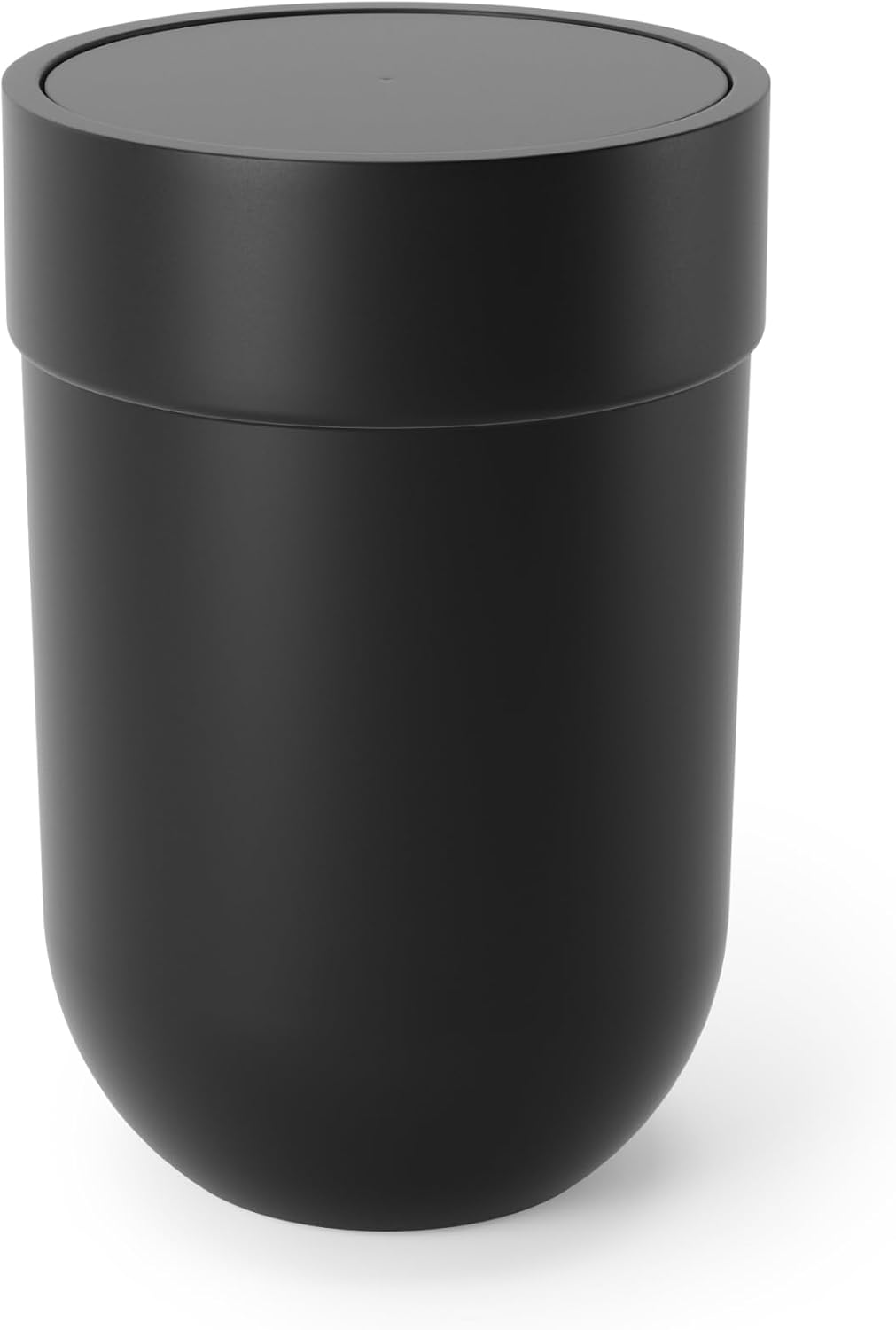 Umbra Touch Abfalleimer mit 6 L Fassungsvermögen und Schwingdeckel – Kosmetikeimer und Papierkorb fü