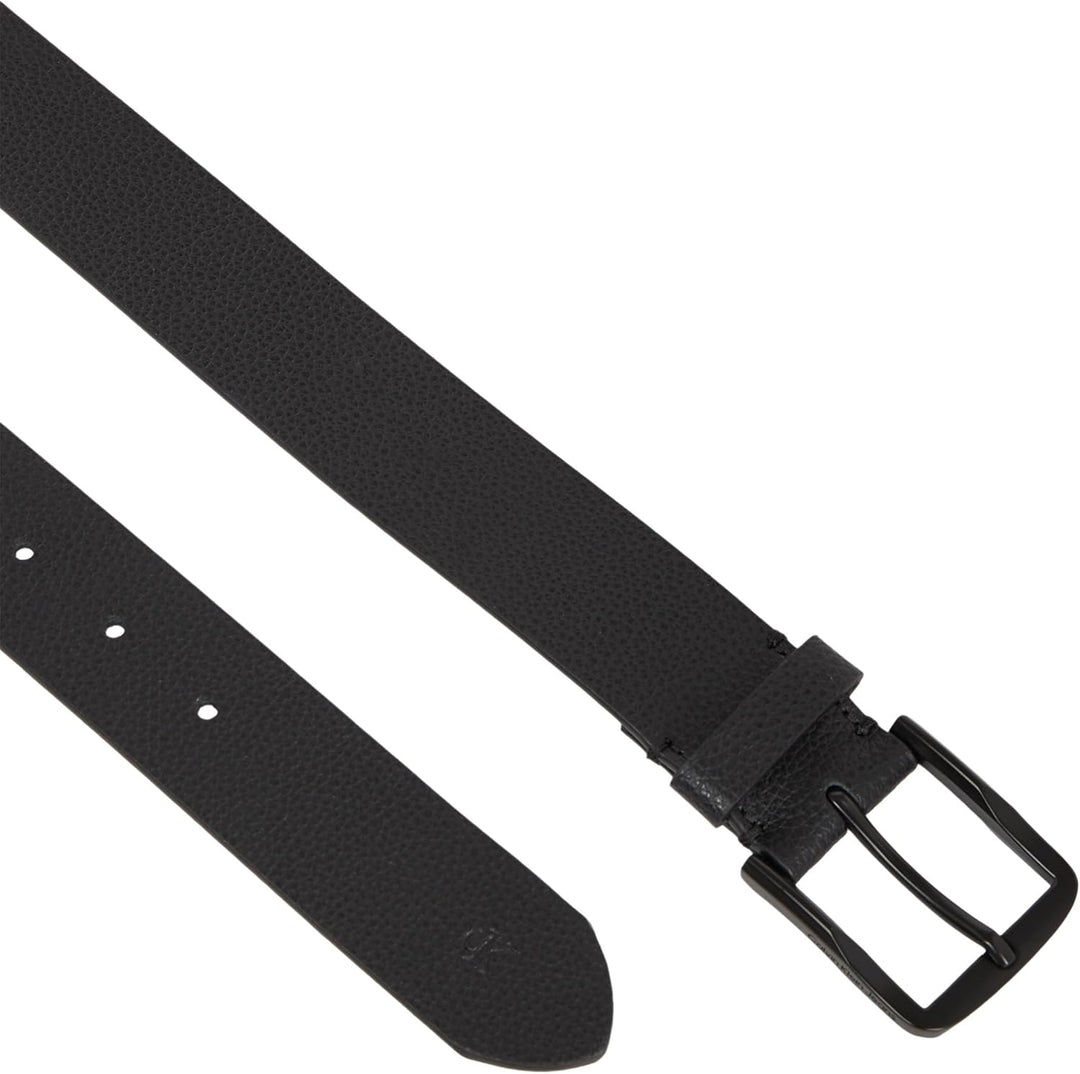 Calvin Klein Herren Classic Flat R Lthr Belt 35mm K50k511421 Gürtel 85 Black/Black, 85 Black/Black