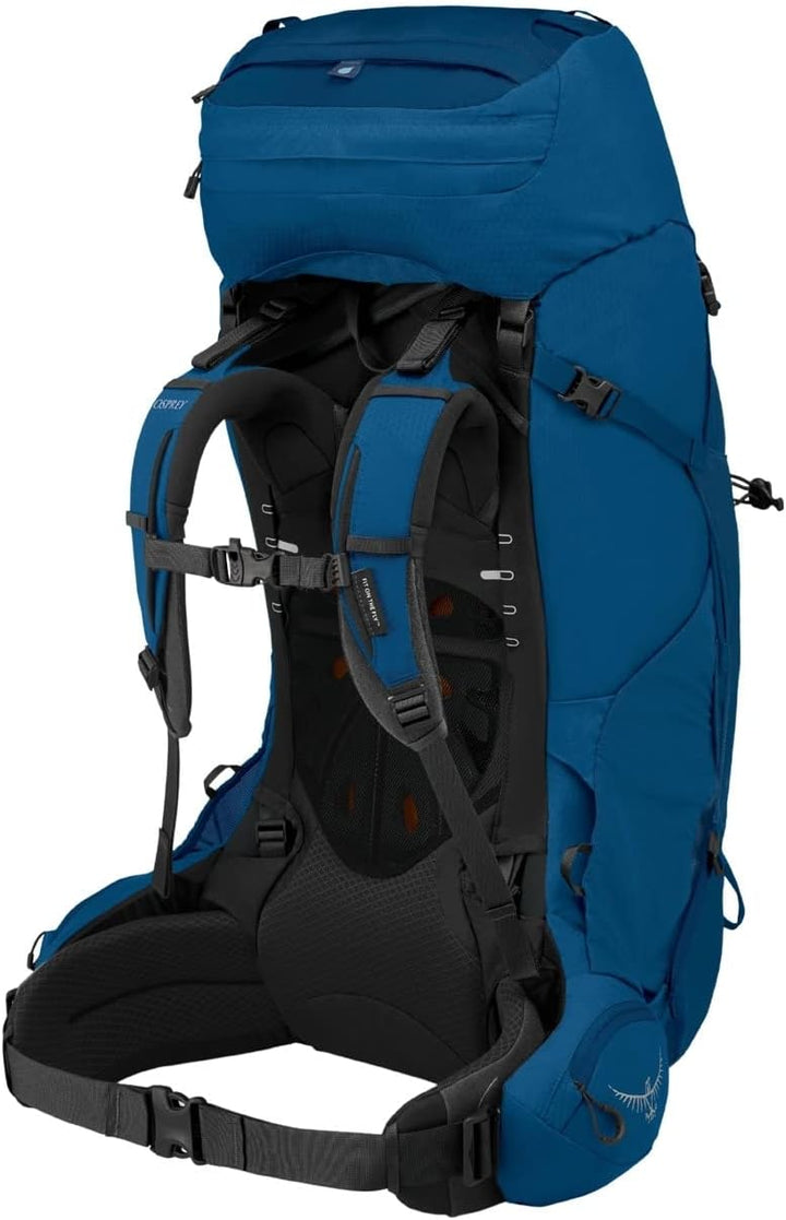 Osprey Aether 65 Trekkingrucksack für Männer Deep Water Blue L-XL, Deep Water Blue L-XL
