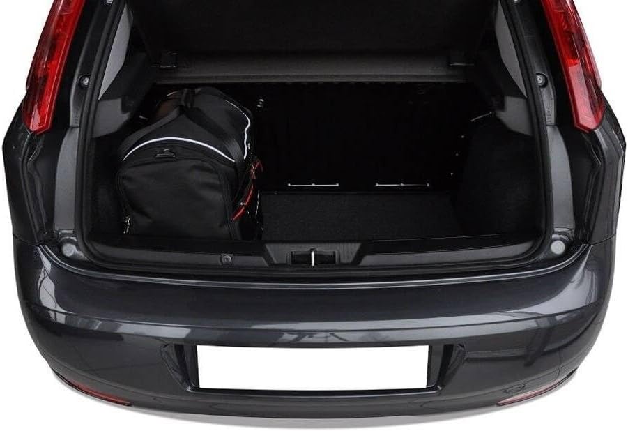 KJUST Dedizierte Kofferraumtaschen 4 STK kompatibel mit FIAT Punto 2012 2012+
