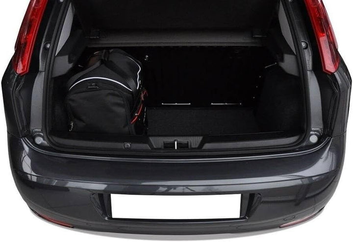 KJUST Dedizierte Kofferraumtaschen 4 STK kompatibel mit FIAT Punto 2012 2012+