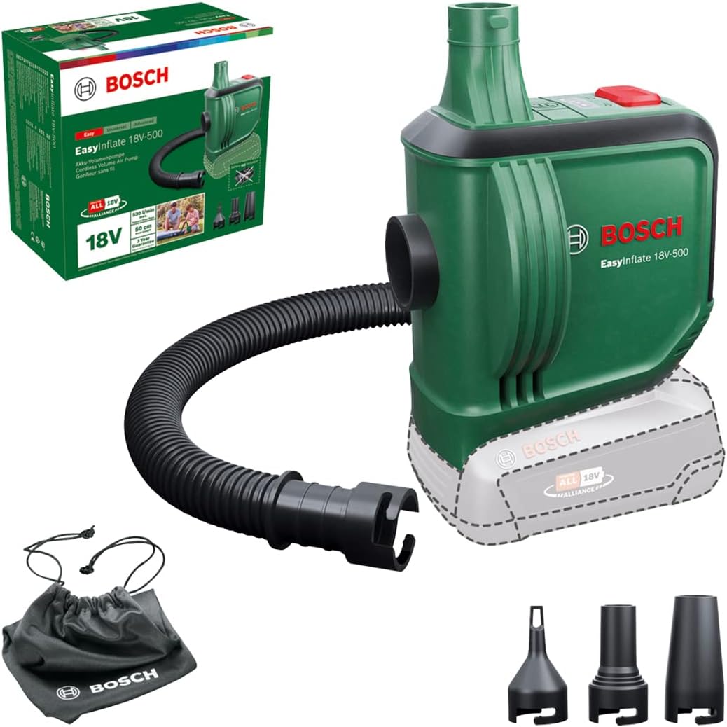 Bosch Bosch elektrische Luftpumpe/Luftkompressor UniversalPump 18V &amp; pumpe/Luftpumpe für Luftmatratz