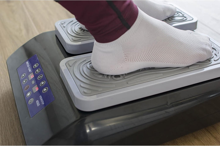 ECODE® Beinbewegungsmaschine ermöglicht das Gehen beim Sitzen mit Fernbedienung, Programmen und Blue
