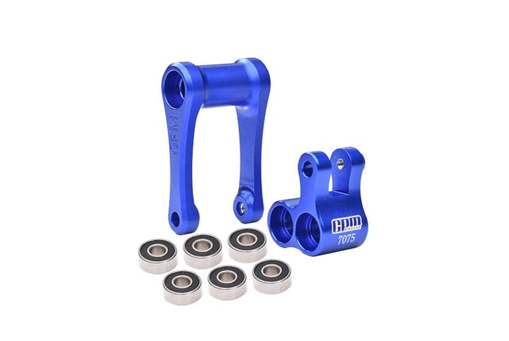 GPM Racing Aluminium 7075-T6 Knuckle & Pull Rod (Larger Inner Bearings) for LOSI 1:4 Promoto-MX Moto