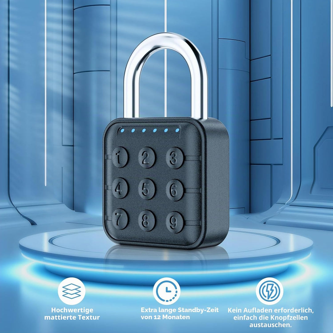 Zahlenschloss, Zahlenschloss für Spind, Schliessfach &amp; Gym Locker Lock - Hohe Sicherheit, einfach zu