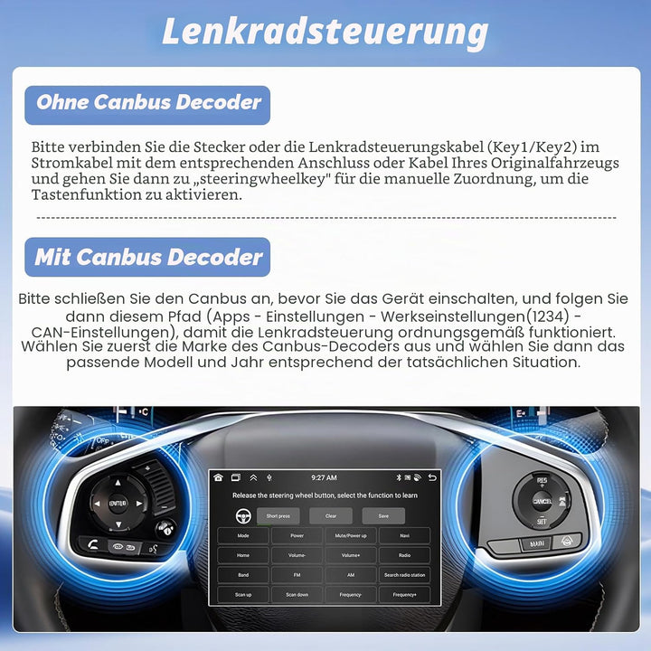 Hikity 8Cores 4G+64G Autoradio Android 15 Für Opel Astra H 2004-2008/Zafira B 2005-2015/Opel Corsa 2