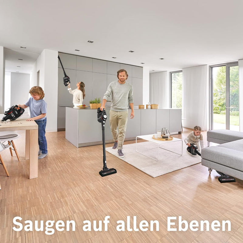 Bosch Akku-Staubsauger Unlimited Gen2 Serie 8 BSS825CARP, beutellos, bis 45 Min Laufzeit, austauschb