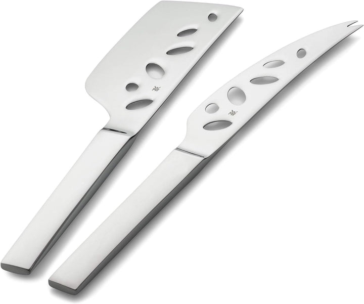 WMF Käse-Set 2-teilig Käsemesser Käsebeil Nuova Cromargan Edelstahl rostfrei poliert & Käsehobel 24