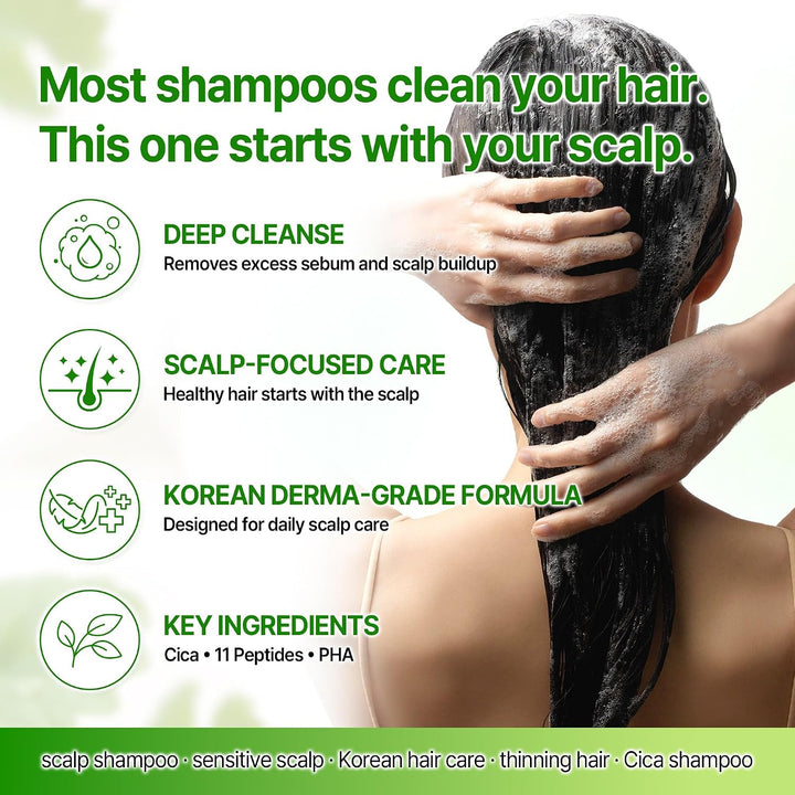 [SOME BY MI] Cica Peptide Anti Hair Loss Derma Scalp Shampoo 285ml