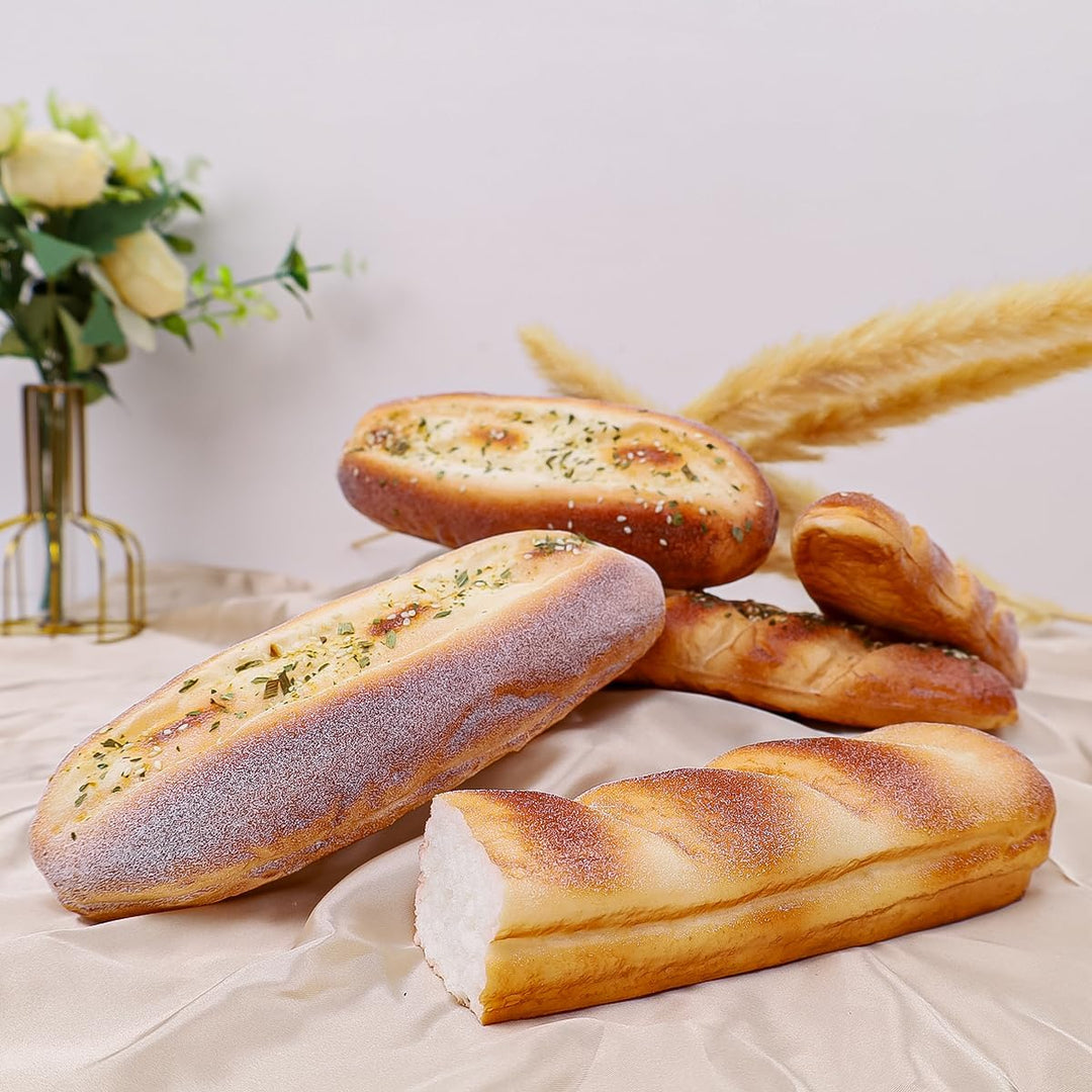 5 Stück Simuliertes Künstliche Brot Satz Dekoration Lebensecht Fauxpas Laibchen Realistische Gefälsc