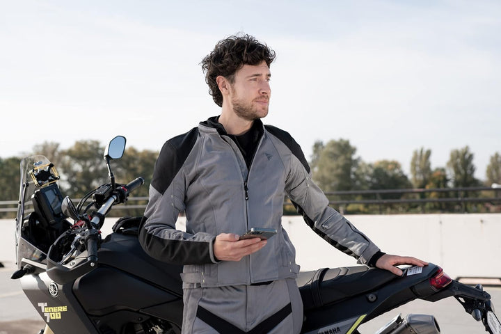 SHIMA JET Motorradkombi Herren - Atmungsaktive Sommer Mesh Motorcycle Stadt Textiljacke Männer mit W