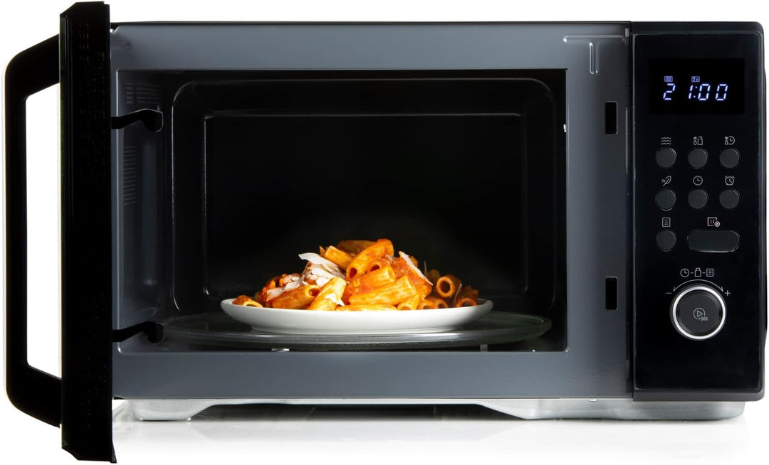 DOMO DO23101 Freistehend Mikrowelle - 5 Leistungsstufen - Auftaufunktion - 8 automatische Programme