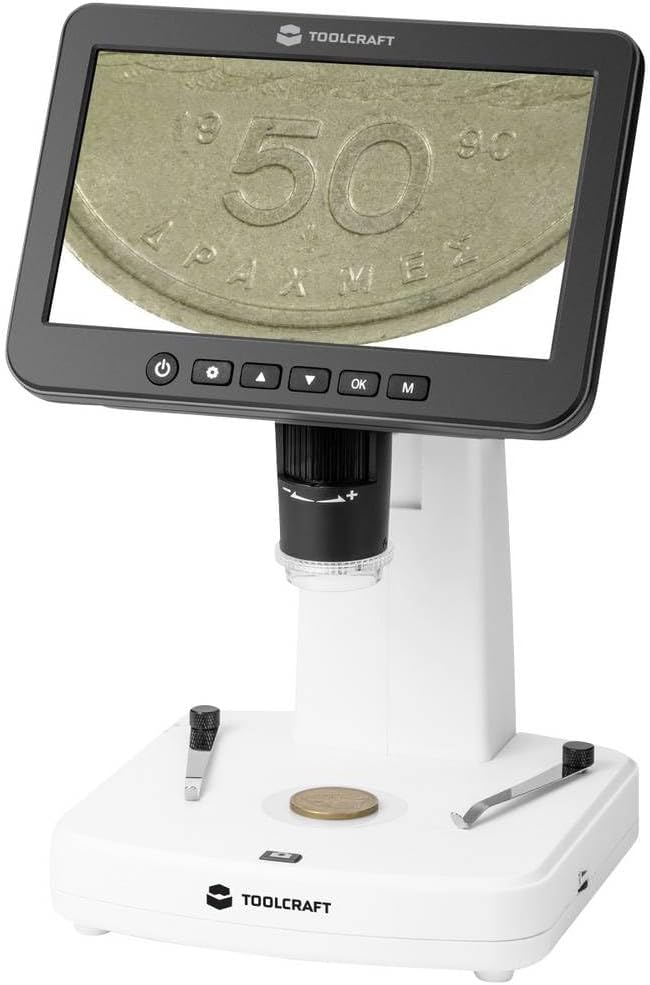 Toolcraft TO-9407067 Digital-Mikroskop 300 x Auflicht, Durchlicht